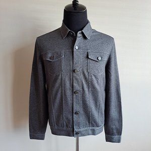 NEW Raffi Men's Button Front Charcoal Grey Jacket Size S